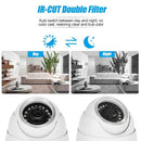 CCTV Camera 1/3" CMOS Color 1080P High-resolution 18 Lamps Nightvison Indoor Dome Camera Analog Security Camera