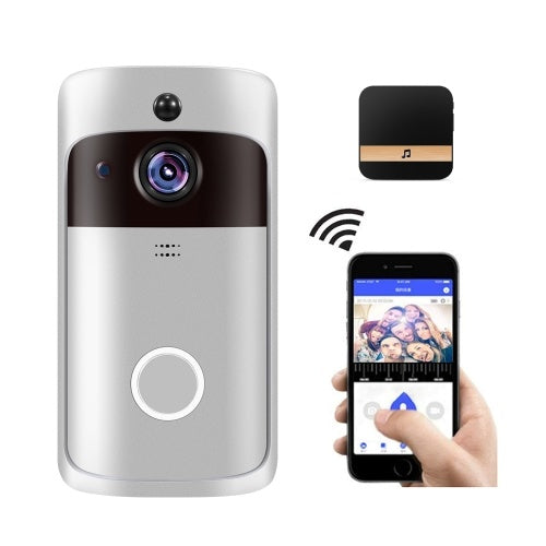 Smart Home WiFi Doorbell with Black Chime  AU Plug