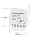 MINI Wifi Smart Light Switch 2 Way Diy Breaker Module eWeLink APP Remote Control, Compatible With Alexa Google Home/Nest IFTTT