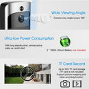 Smart HD 1080P Wireless Video Intercom WI-FI Video Door Phone Visual Door Bell WIFI Doorbell Camera for Apartments IR Alarm Wireless Security Camera with Batteries & 2 Chimes Silver