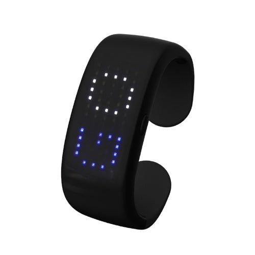 Glowing Wrist Band LED Sports Slap Flash Bracelet