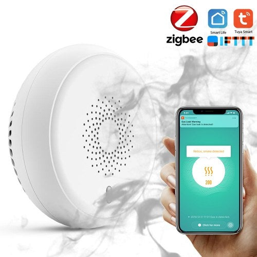 Tuya Smart Home Zigbee Smoke Detector Sensor