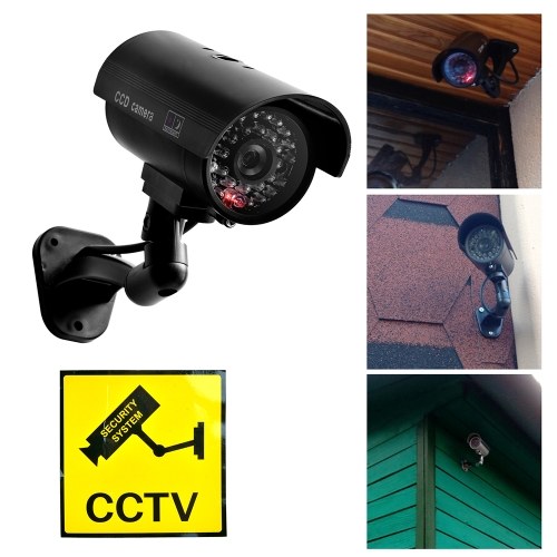 كاميرا وهمية كاميرا مراقبة CCTV مضادة للماء