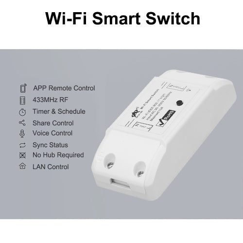 RF واي فاي التبديل RF 433MHz متوافق مع اليكسا