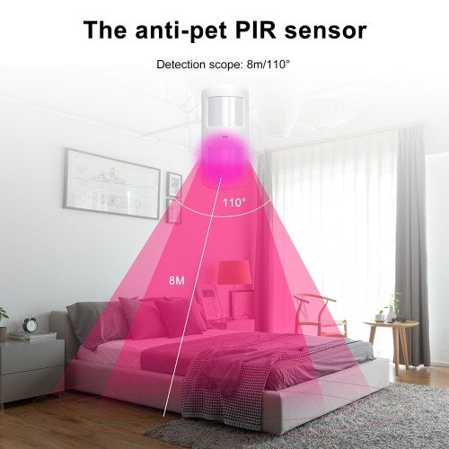 Chuango 315Mhz Wireless Anti-Pet PIR Motion Sensor