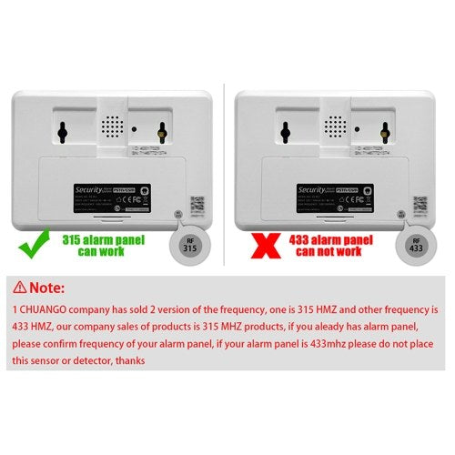 Chuango 315Mhz Wireless Anti-Pet PIR Motion Sensor