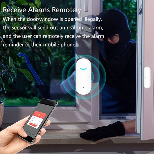 Intelligent WiFi Door Sensor Window Alarm