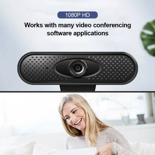 1080P HD Webcam Camera USB Web Camera Microphone for Laptop Computer