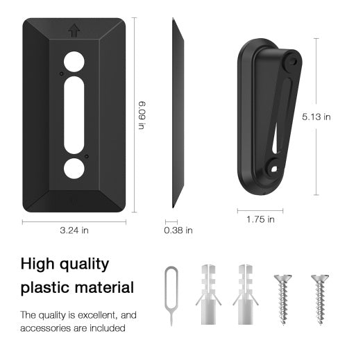 Wall Plate Come with Vertical 15 Degree Wedge