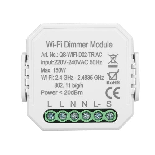 1CH DIY Mini WiFi Dimmer Module Smart Light Triac Dimmer Breaker Controller