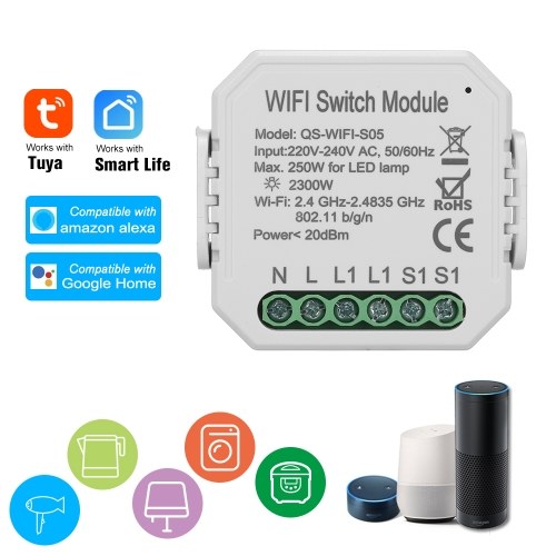 Tuya Mini Wifi Switch Wireless Remote Switch