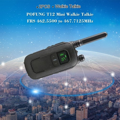 POFUNG T12 2PCS Mini Walkie Talkie