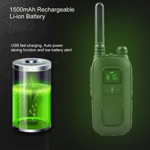 POFUNG T12 2PCS Mini Walkie Talkie