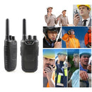 BaoFeng T11 2PCS Mini Walkie Talkie 446.00625- 446.09375 MHz 16CH Portable Handheld Transceiver Interphone VOX Function Battery Save LED Flashlight Two Way Radio