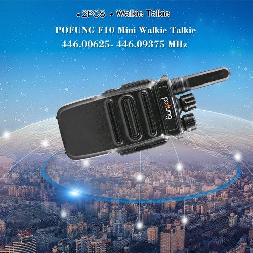 POFUNG F10 2 قطعة جهاز اتصال لاسلكي صغير