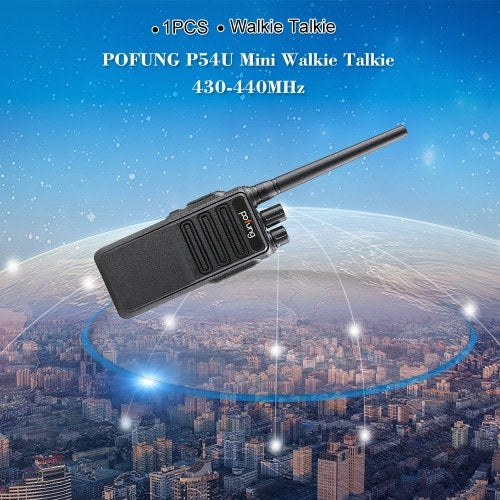 POFUNG P54U جهاز مرسل ومستقبل صغير GMRS 462.5625- 467.7250 ميجا هرتز 16CH جهاز إرسال واستقبال محمول باليد البيني VOX وظيفة اتجاهين راديو