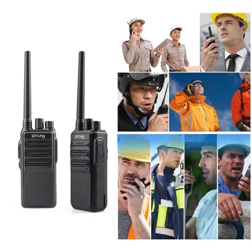 POFUNG P54U Mini Walkie Talkie GMRS 462.5625- 467.7250 MHz 16CH Portable Handheld Transceiver Interphone VOX Function Two Way Radio