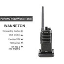 POFUNG P53U Mini Walkie Talkie 430-440MHz 16CH Portable Handheld Transceiver Interphone VOX Function Two Way Radio