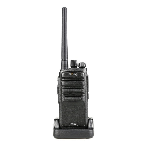 POFUNG P53U Mini Walkie Talkie 430-440MHz 16CH Portable Handheld Transceiver Interphone VOX Function Two Way Radio