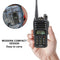 POFUNG P52UV Mini Walkie Talkie Portable Handheld Transceiver Interphone VOX Function Battery Save LED Flashlight FM Radio Two Way Radio