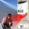 Solar Powered Wireless Independent Infrared Motion Sensor Alarm Waterproof PIR Sensor