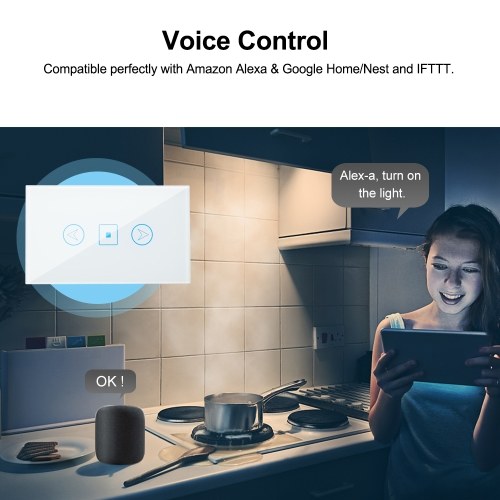 WiFi Dimming Panel Switch LED Dimmer Switch Ewelink APP Remote Control