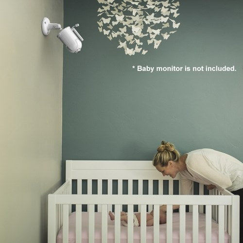 Adjustable Baby Monitor Wall Mount Baby Camera Mount Bracket Holder Perfect Angle & Easy to Install