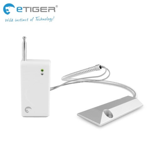 eTIGER ES-D4F Long Distance Wireless 433MHz Door Sensor Roller Shutter Metal Rolling Door Magnetic Contact Sensor