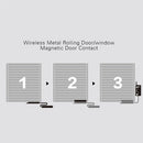 eTIGER ES-D4F Long Distance Wireless 433MHz Door Sensor Roller Shutter Metal Rolling Door Magnetic Contact Sensor