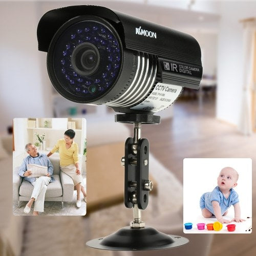 كاميرا CCTV تناظرية خارجية KKmoon® 1200TVL للمراقبة الأمنية