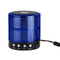 SD Card Speaker Durable Bluetooth Stereo - Blue