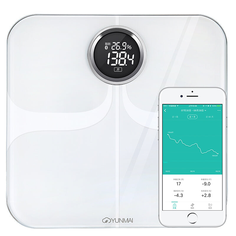 SE M1680 Yunmai Premium Bluetooth Scale - White