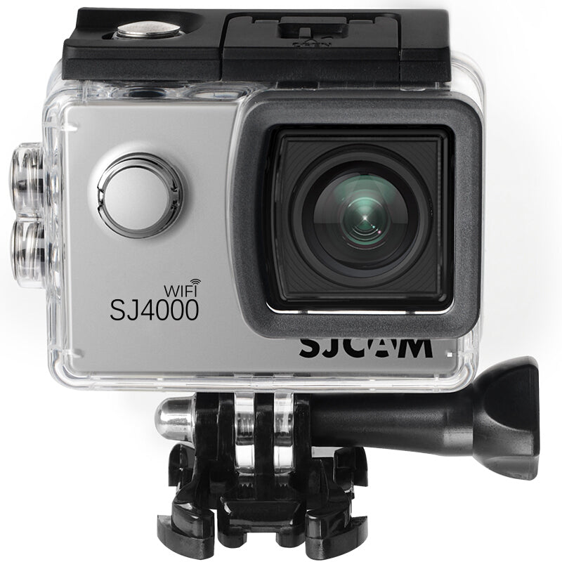 كاميرا الحركة SJCAM SJ4000 WIFI مقاومة للماء - فضي