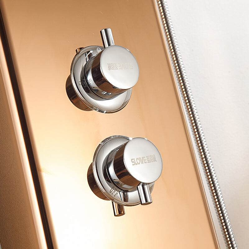 SUS304 Electric Shower Panel - Rose Golden