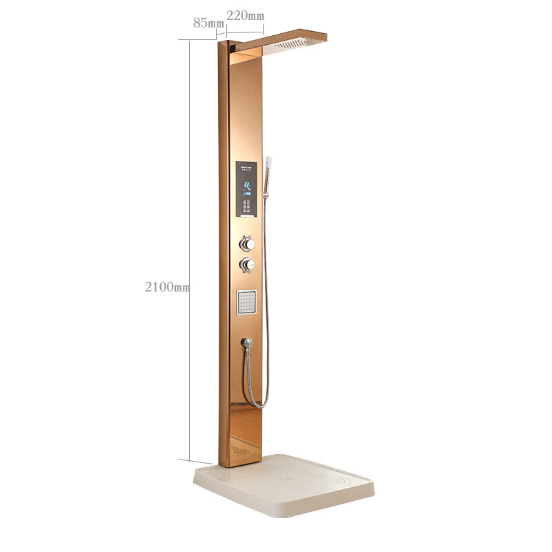 SUS304 Electric Shower Panel - Rose Golden