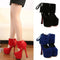 Women Sexy High Heels Platform Sole Ribbon Shoes Pumps Black