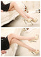 New Fashion Women Pumps Peep Toe Stiletto Platform Lace Rhinestone Elegant High Heels Beige/Pink