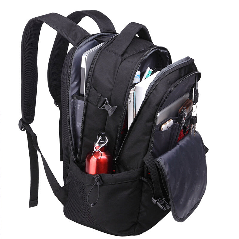 Schwyz Stylish Laptop / Traveling Backpack - Black