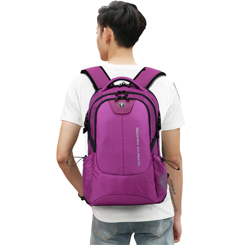 Schwyz Stylish Laptop / Traveling Backpack - Purple