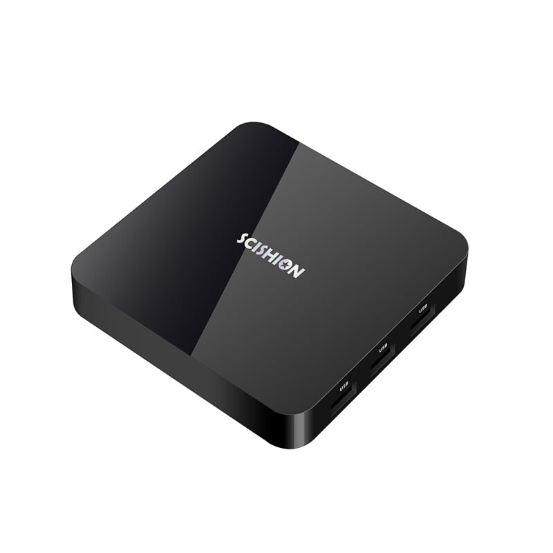 Scischion Android 9.0 TV Box - أسود