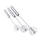 Semi-Automatic Premium Egg Whisk - Silver