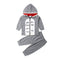 Shark Hooded Sportswear - Gray