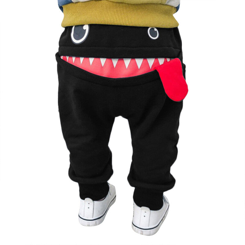 Shark Tongue Harem Trouser - Black