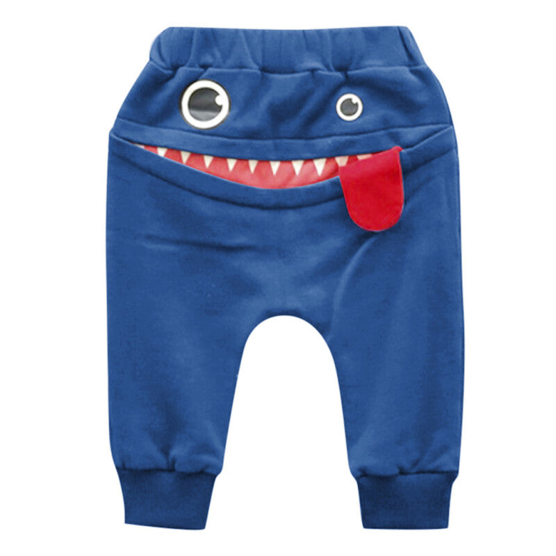 Shark Tongue Harem Trouser -Blue