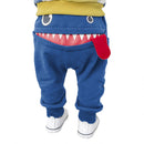 Shark Tongue Harem Trouser -Blue