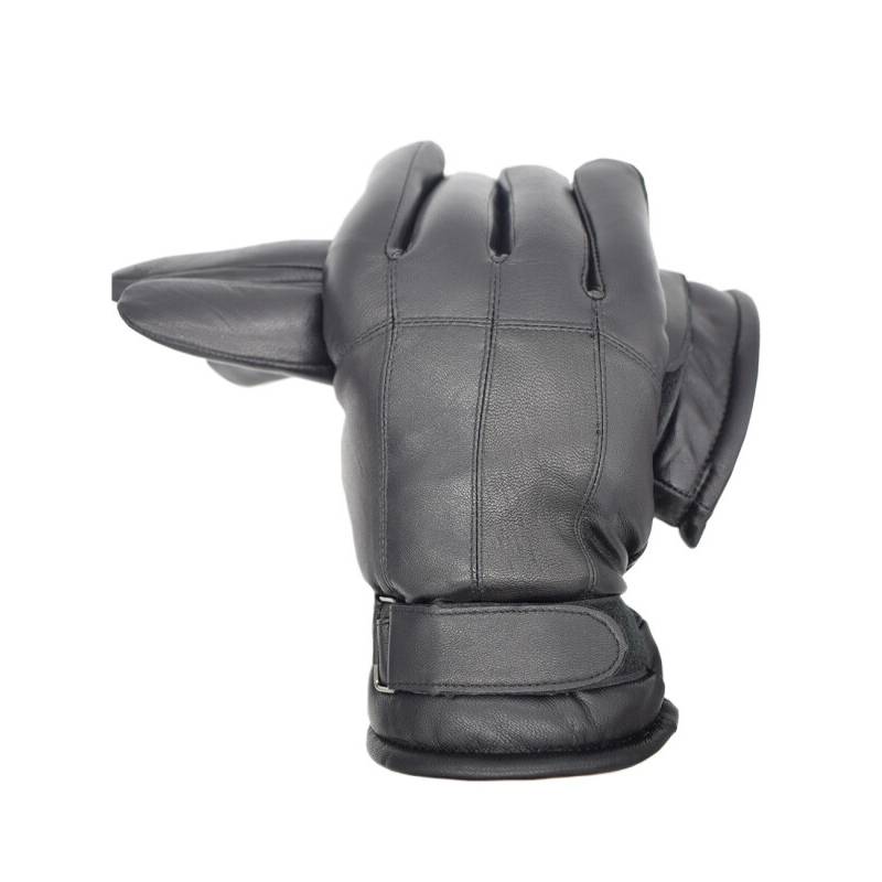 Sheepskin Premium Genuine Leather Gloves - Black