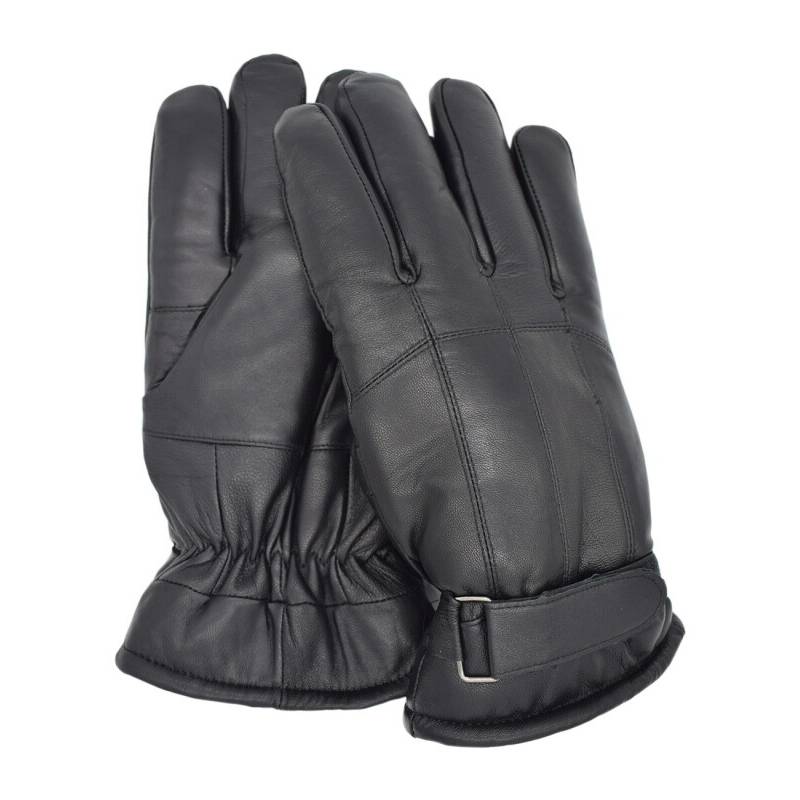 Sheepskin Premium Genuine Leather Gloves - Black