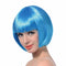 Short Bob Cut Synthetic Fake Hair - Light Blue