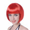 Short Bob Cut Synthetic Fake Hair - Red