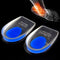 Silicone Soft Gel Anti-Slip Heel Insoles - Blue